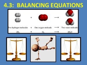 Tricks to balance chemical equations