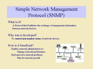 Network management station