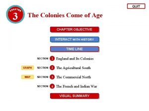 The colonies come of age answer key