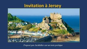Invitation Jersey Propos par Jackdidier sur un texte