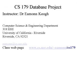 Eamonn keogh