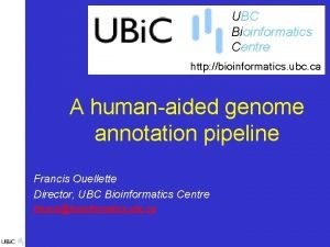 Ubc bioinformatics