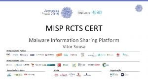 Misp malware information sharing platform