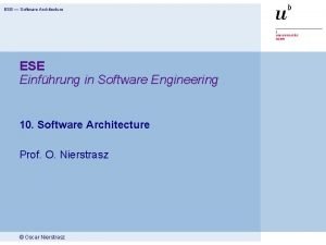 Software architecture diagram Software architecture diagram