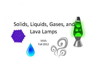 Lava lamp experiment explanation