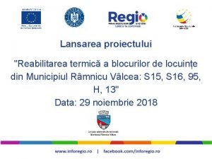 Lansarea proiectului Reabilitarea termic a blocurilor de locuine