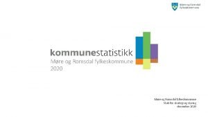 Mre og Romsdal fylkeskommune 2020 Mre og Romsdal