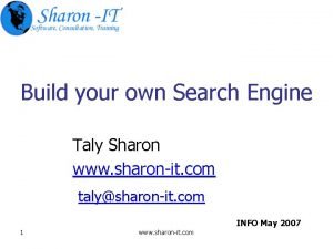 Build your own search engine