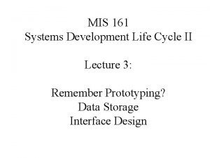 Mis life cycle