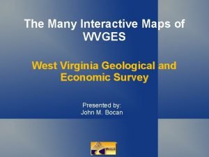 Wvges oil and gas map