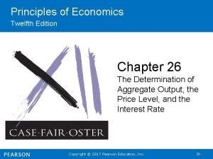 Principles of Economics Twelfth Edition Chapter 26 The