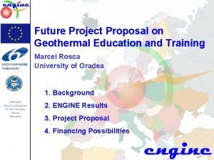 Geothermal education and training Geothermal education and training