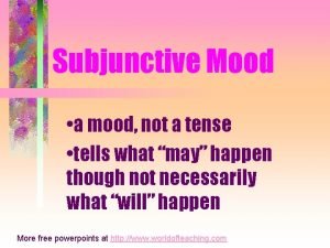Subjunctive aller