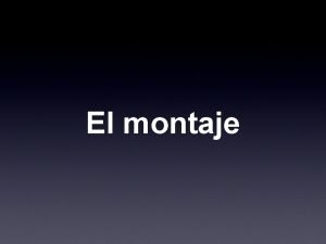 Montaje metrico ejemplos