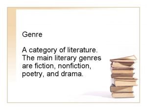 A category or type of literature