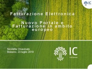 Fatturazione Elettronica Nuovo Portale e Fatturazione in ambito