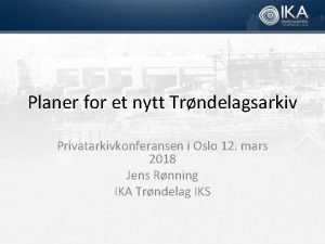 Privatarkivkonferansen