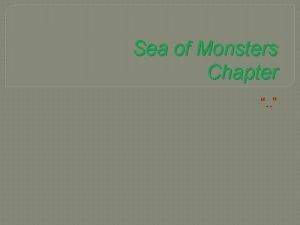 Sea of Monsters Chapter Vocabulary References to Lightning