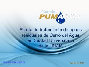 m Gaceta Planta de tratamiento de aguas residuales