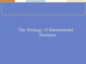 A firm pursuing a transnational strategy would believe that