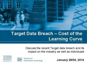 Cost of target data breach