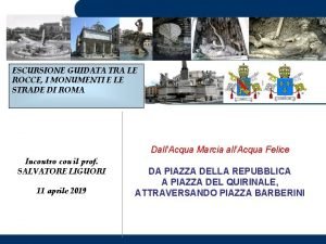 ESCURSIONE GUIDATA TRA LE ROCCE I MONUMENTI E