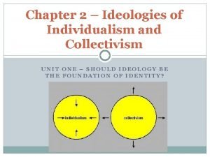 Collectivism principles