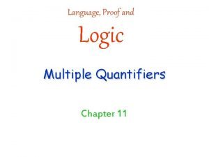 Language proof and logic solutions chapter 11