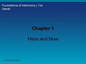 Foundations of Astronomy 13 e Seeds Chapter 1