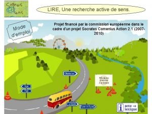 LIRE Une recherche active de sens e d