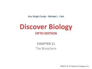 Anu SinghCundy Michael L Cain Discover Biology FIFTH