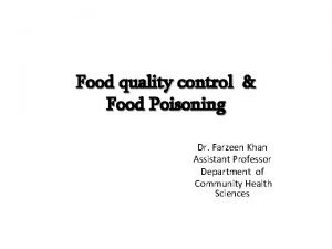 Common factors that can lead to food poisoning