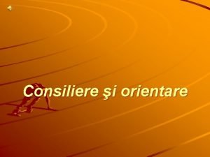 Proiect de lectie consiliere si orientare