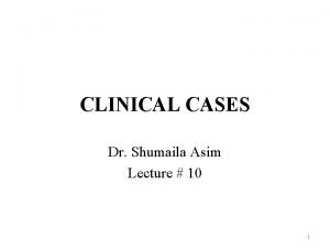 Dr asim lectures