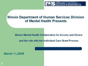 Illinois mental health collaborative