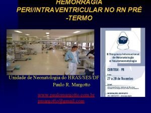 Hemorragia periventricular