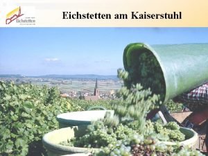 Eichstetten am Kaiserstuhl Brgergemeinschaft Eichstetten Sabine Lais Eichstetten