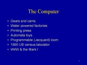 Water powered factories Water powered factories