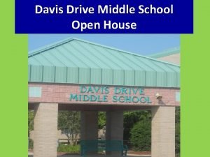 Davis drive middle school electives