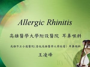 Allergy shiners
