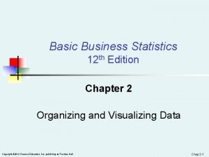 Business statistics chapter 2