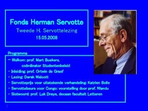 Herman servotte