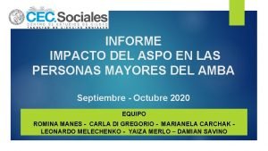 INFORME IMPACTO DEL ASPO EN LAS PERSONAS MAYORES