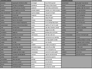 Alliteration vocabulary