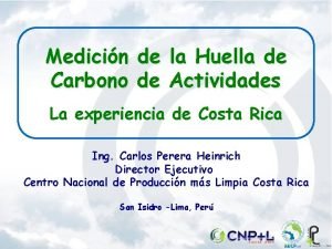 Medicin de la Huella de Carbono de Actividades