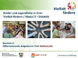 Kinder und Jugendliche in ihrer Vielfalt frdern Modul