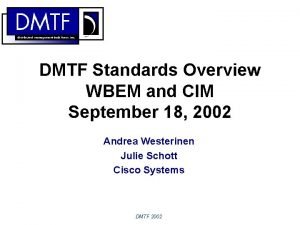 Instruments one or more aspects of the cim schema