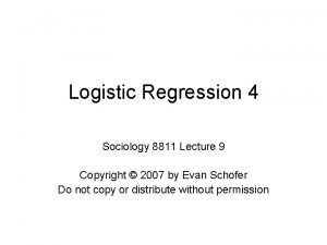 Multinomial logistic regression