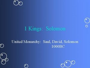 Saul david solomon Saul david solomon