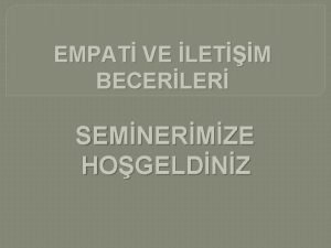 EMPAT VE LETM BECERLER SEMNERMZE HOGELDNZ LETM NEDR